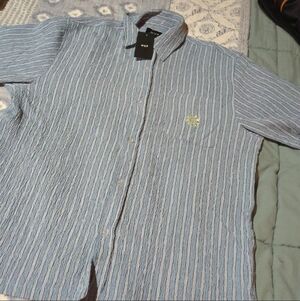 Huf Worldwide Men's Button Down Shirt